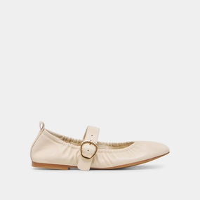 View Glow Modern Comfort CAELY BALLET FLATS BONE LEATHER