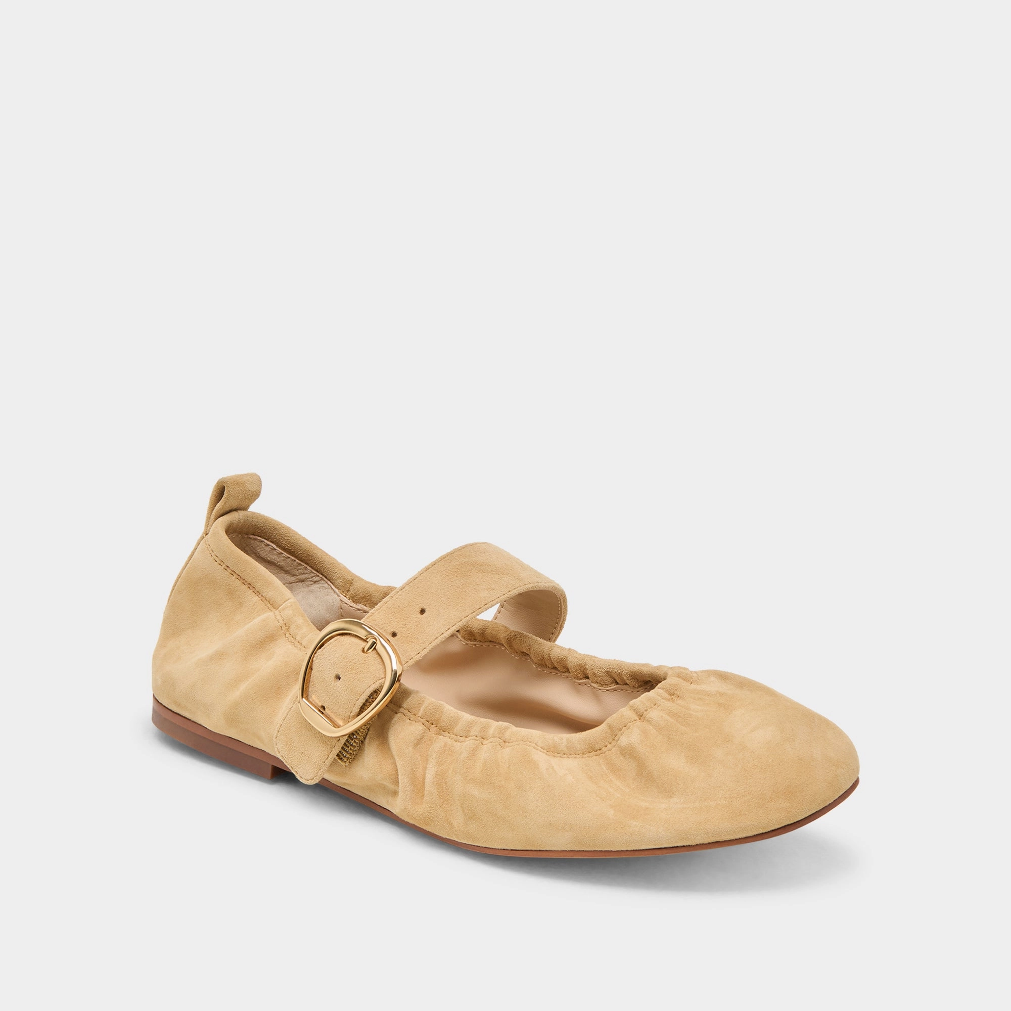 Style Meets Comfort Footwear Library Mood CAELY BALLET FLATS HONEY SUEDE
