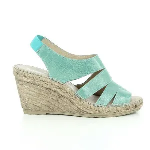 Calzanor 1856 Turquoise Slingback Espadrilles