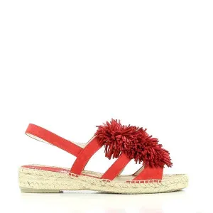 Calzanor 2133 Red Slingback Espadrilles