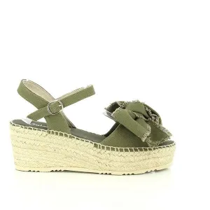 Calzanor 2235 Khaki Slingback Espadrilles