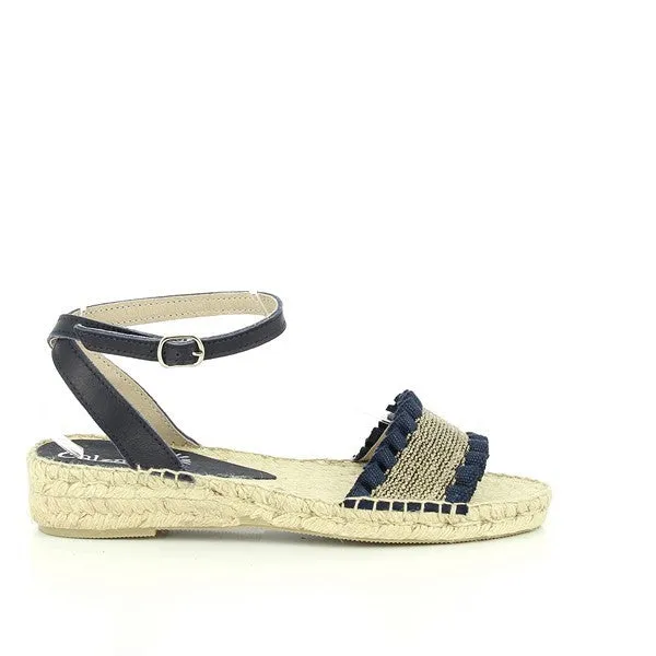 Calzanor 2240 Paris Navy Slingback Espadrilles