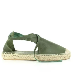 Calzanor 9307BPO Khaki Lace-Up Espadrilles