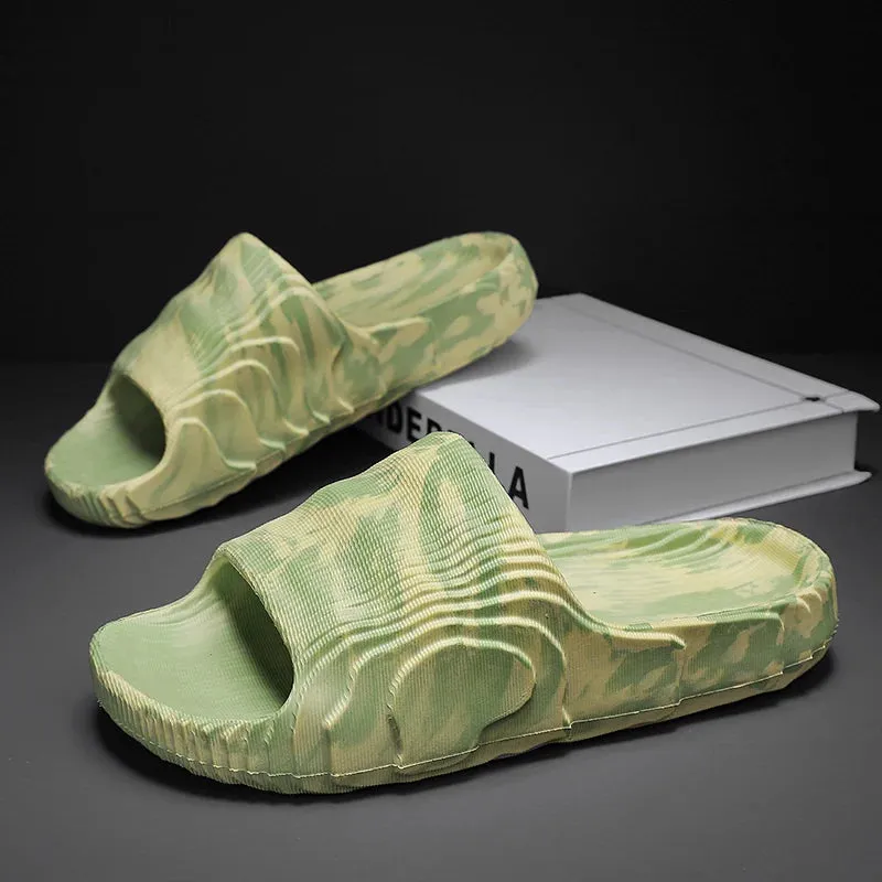 Camo black and white carbon EVA slides