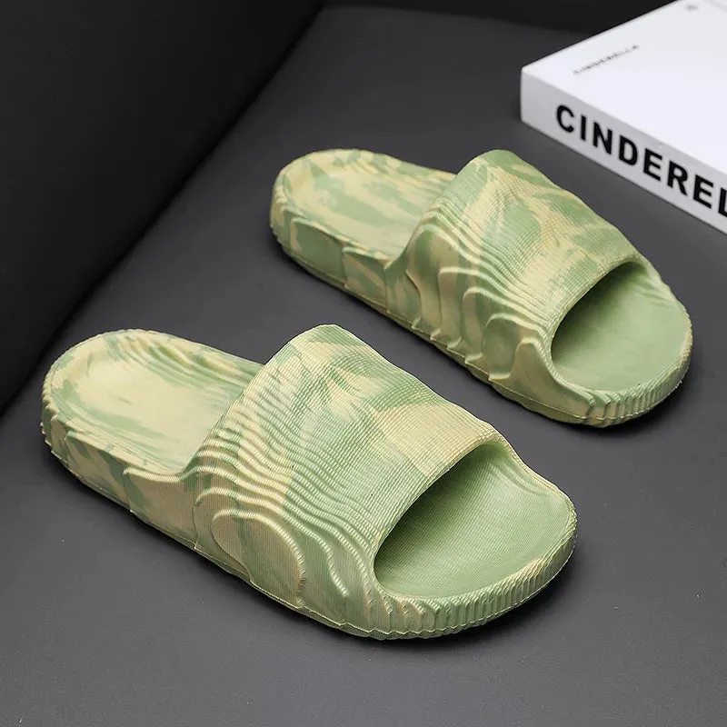 Camo black and white carbon EVA slides