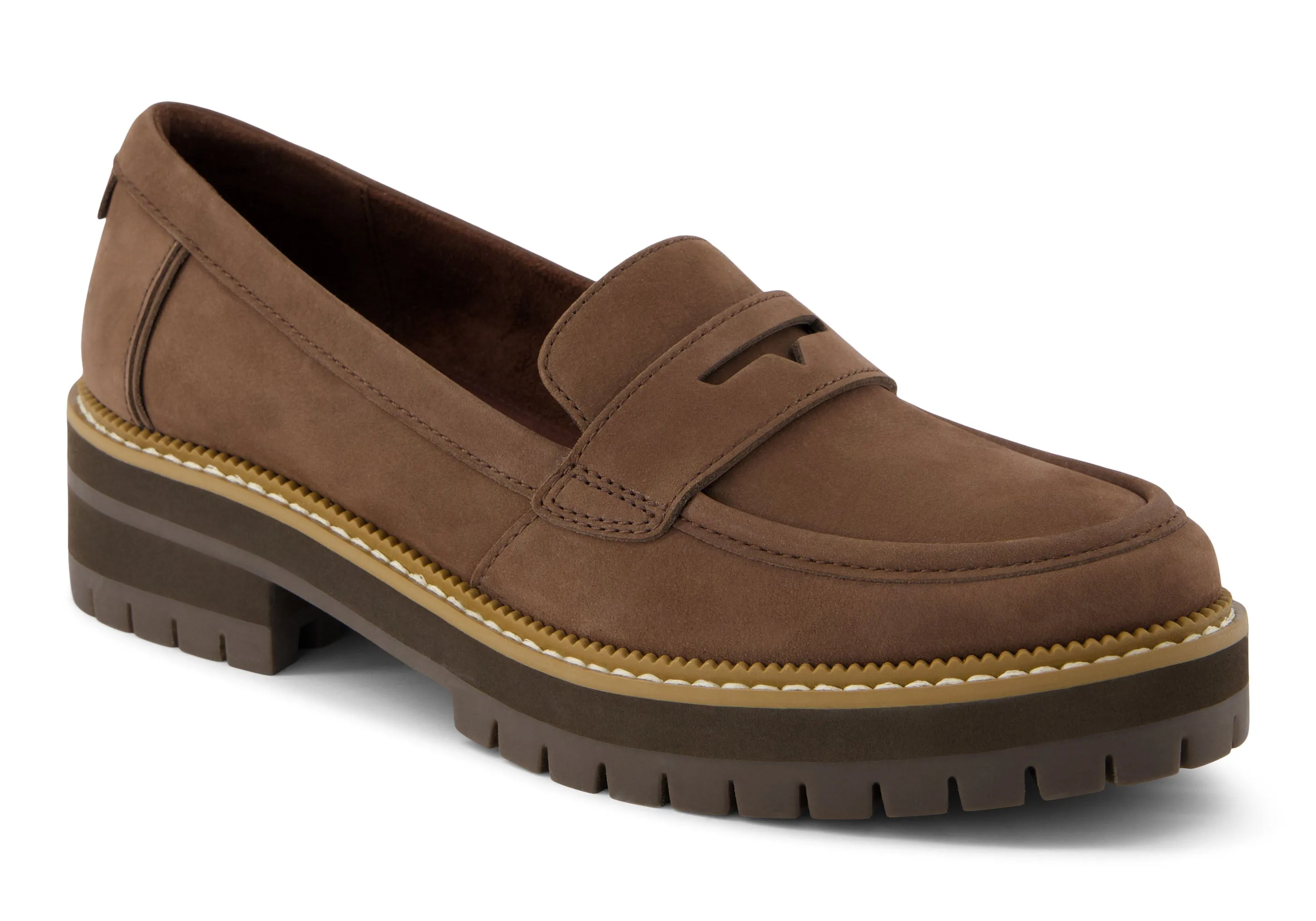 Cara Loafer - Oak Brown Leather