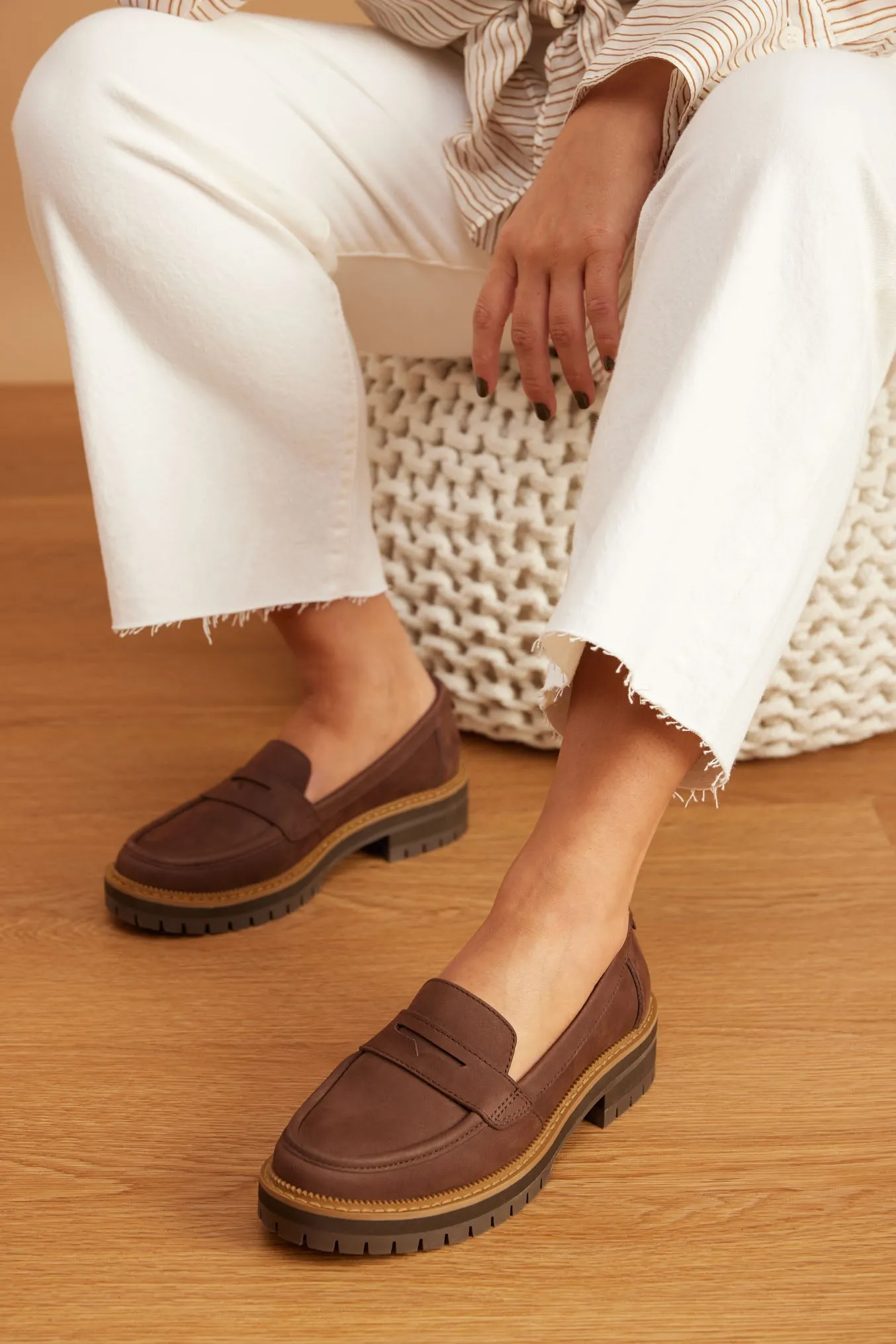 Cara Loafer - Oak Brown Leather