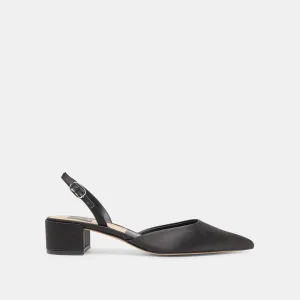 CAREL HEELS ONYX SATIN Wedding Pumps Curve Glow