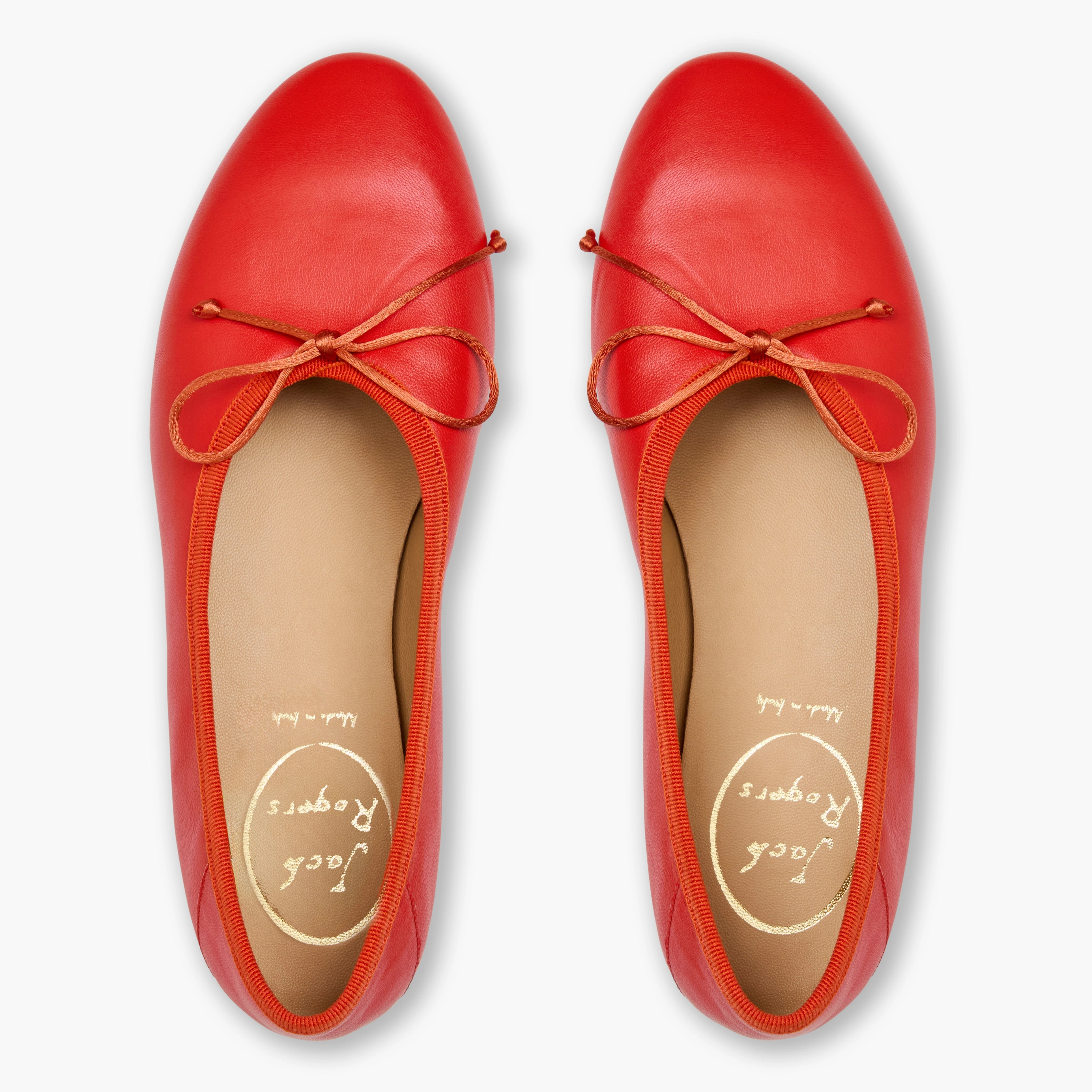 Trade Glow Carlotta Italian Leather Ballet Flat