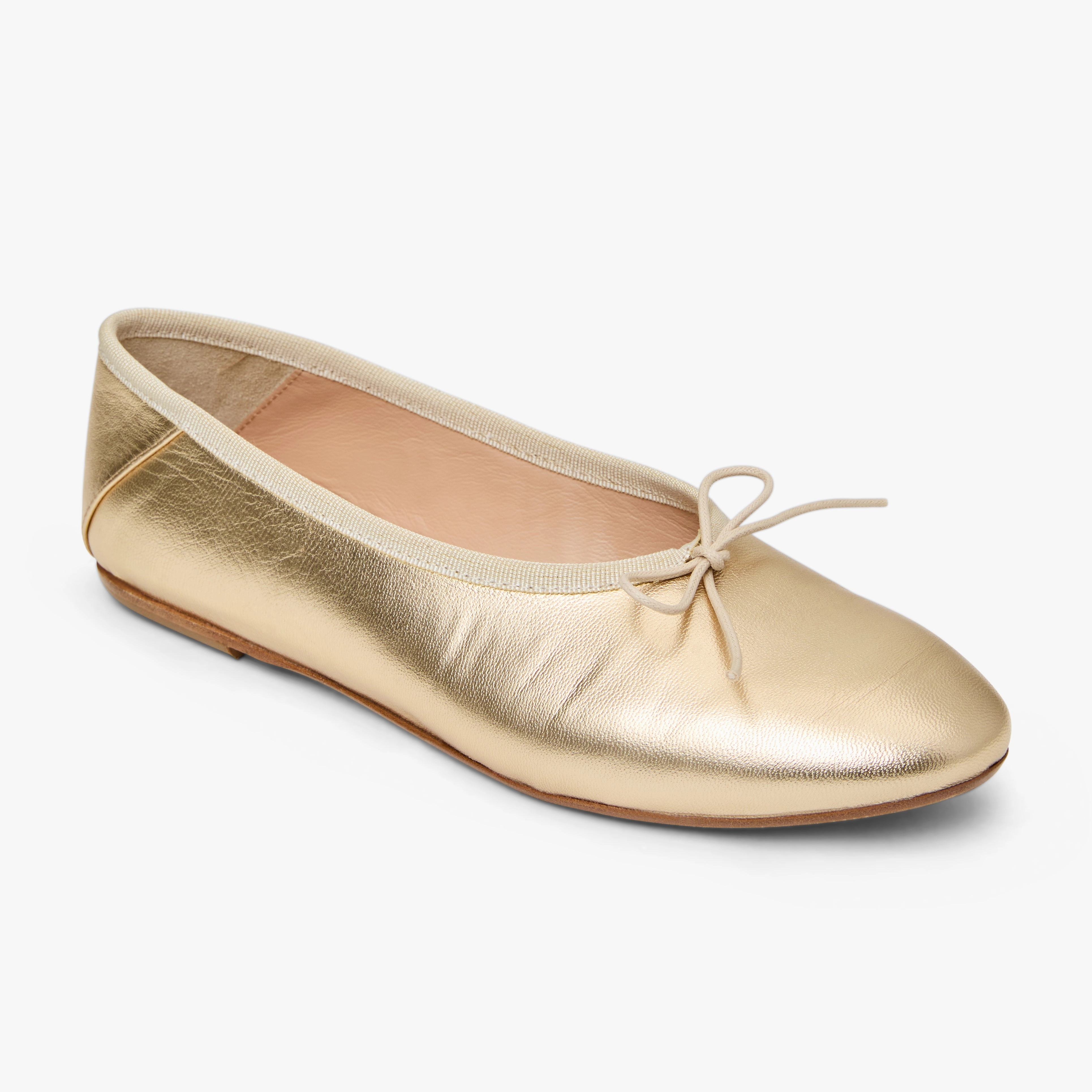Breathable Construction Daily Comfort Carlotta Italian Leather Ballet Flat