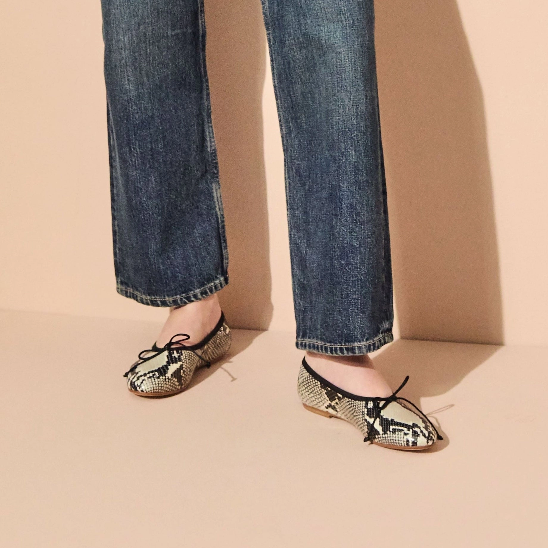 Sea View Carlotta Italian Leather Ballet Flat