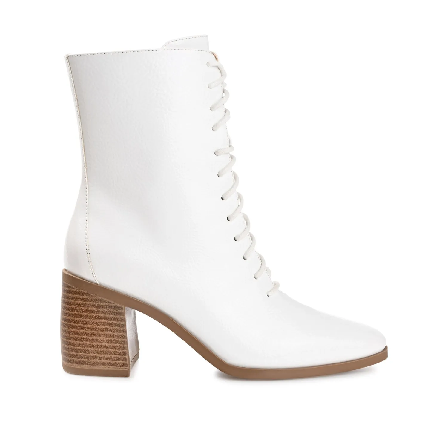 COVVA LACE-UP BOOTIES IN PATENT Versatile Look High   Quality