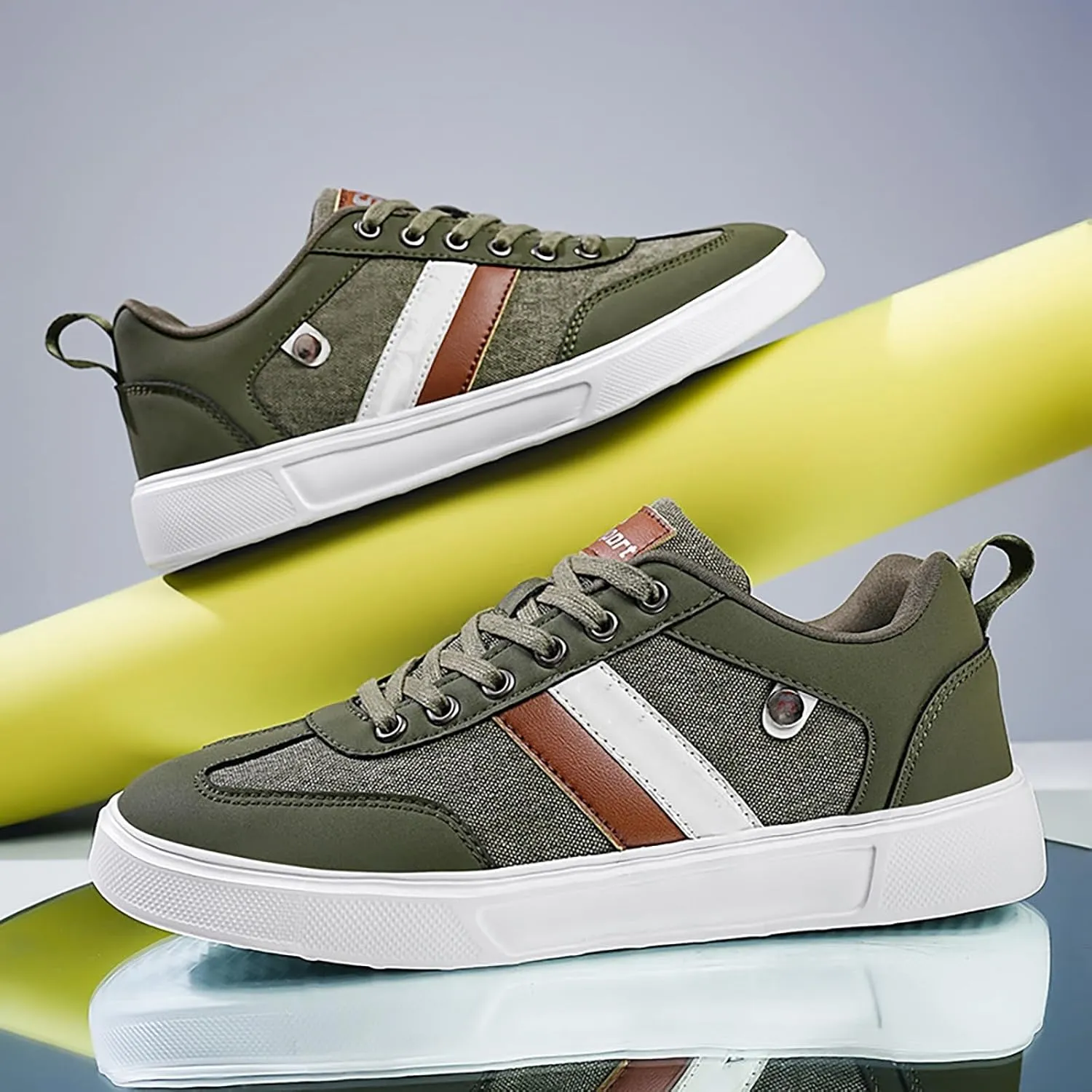 Casual Shoes for Women Non Slip Low Top Cushion Sneakers Lace Up Casual Shoes Waterproof Walking Shoes