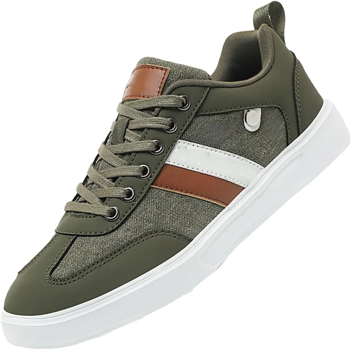 Casual Shoes for Women Non Slip Low Top Cushion Sneakers Lace Up Casual Shoes Waterproof Walking Shoes