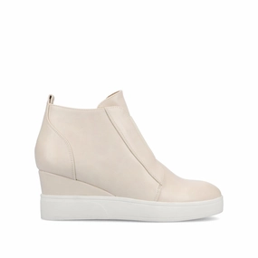 Knit Upper CLARA WEDGE SNEAKERS IN STATEMENT