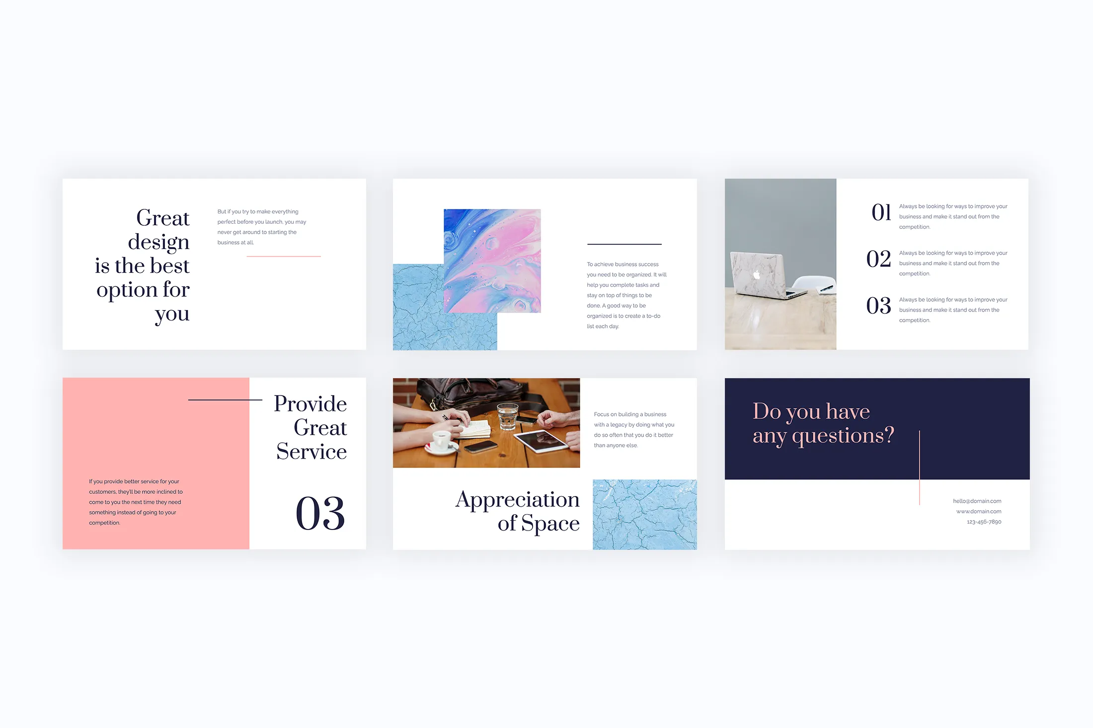 Central Project Presentation Templates