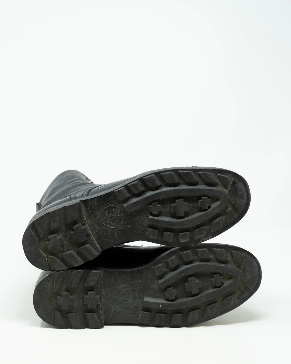 Chanel Black Boots size 38.5 - AWC1147