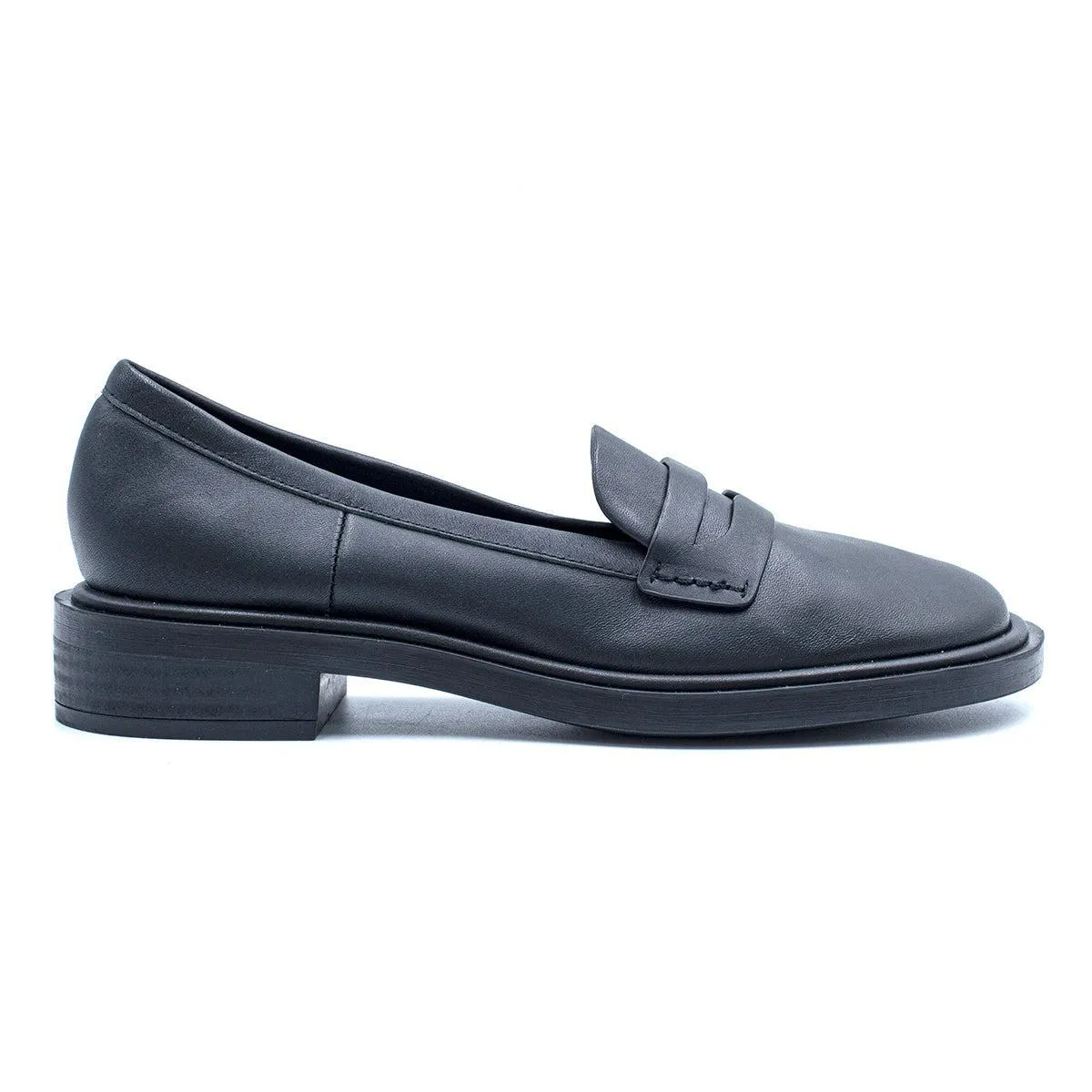 Charles & Keith Formal Loafers Leather Black Colour For Women