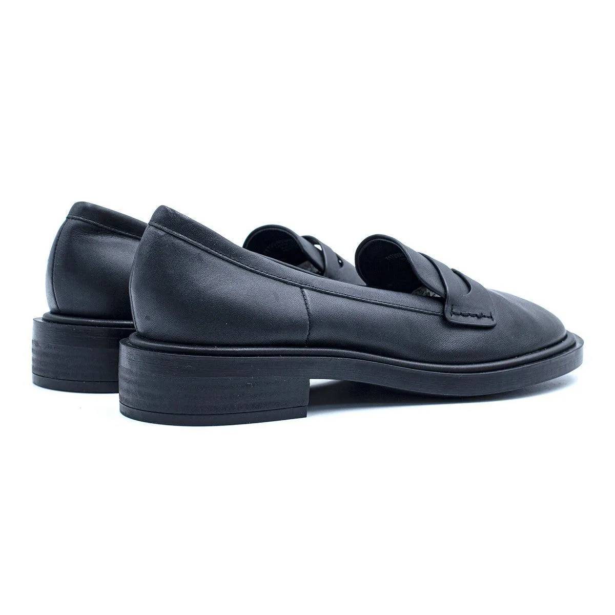 Charles & Keith Formal Loafers Leather Black Colour For Women