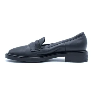 Charles & Keith Formal Loafers Leather Black Colour For Women