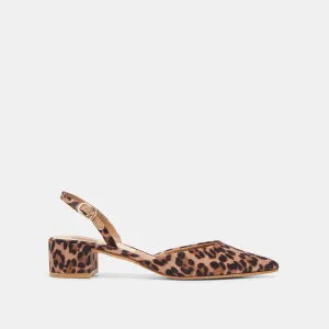 Pose Spark CAREL HEELS DK LEOPARD SATIN