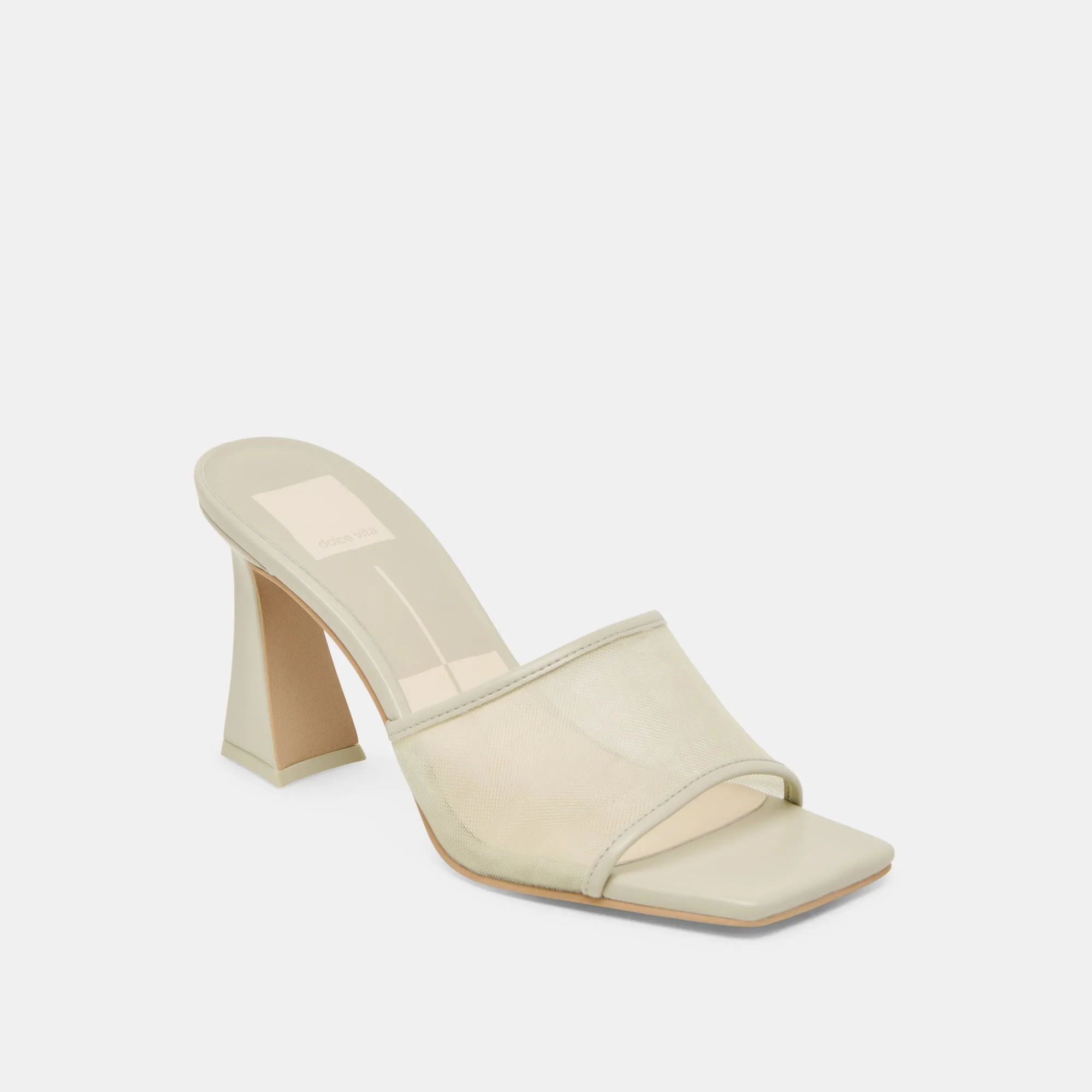 High-Quality Material Must Have NARDA HEELS LIGHT SAGE MESH