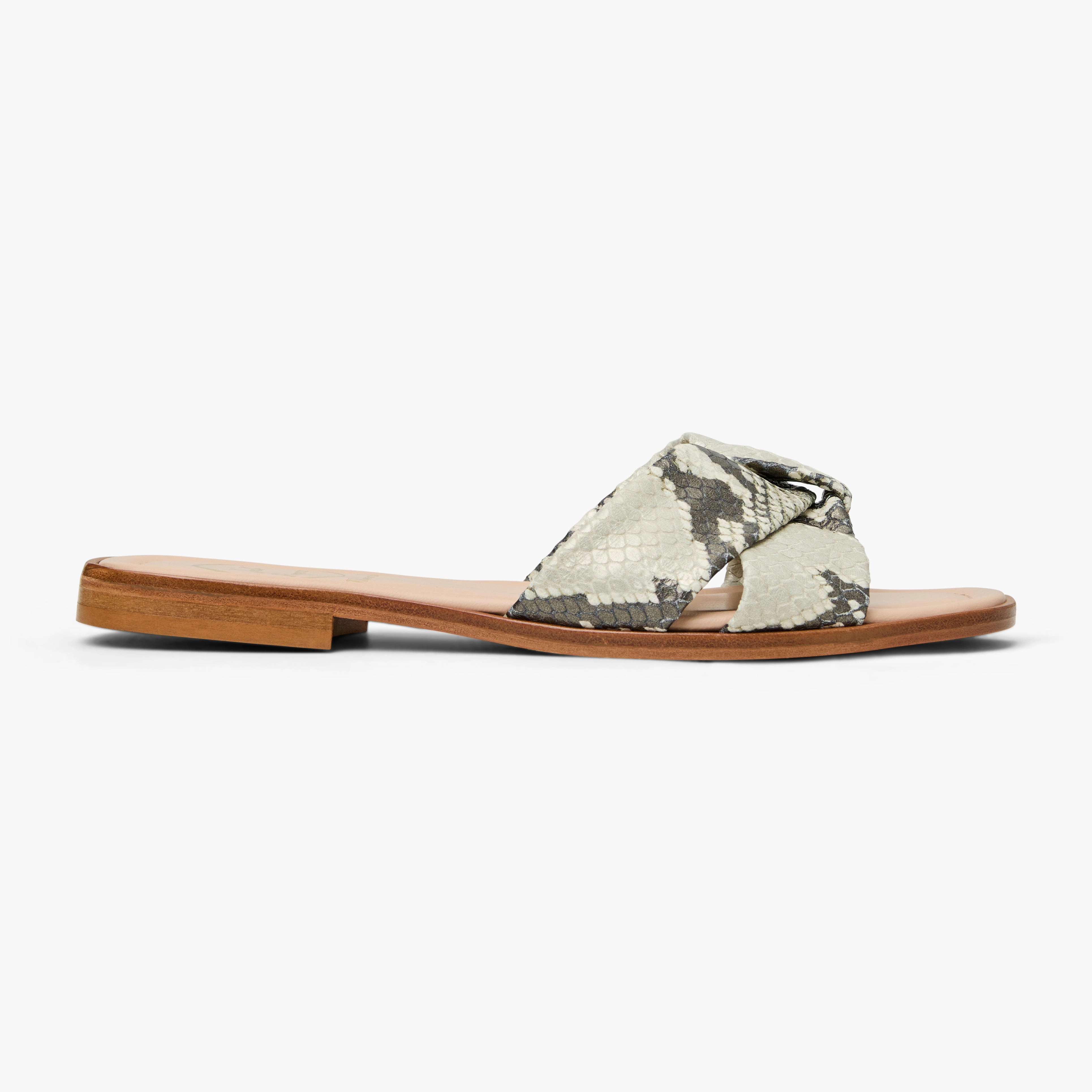 Water Friendly Design Fashion Forward Monica Italian Leather Slide