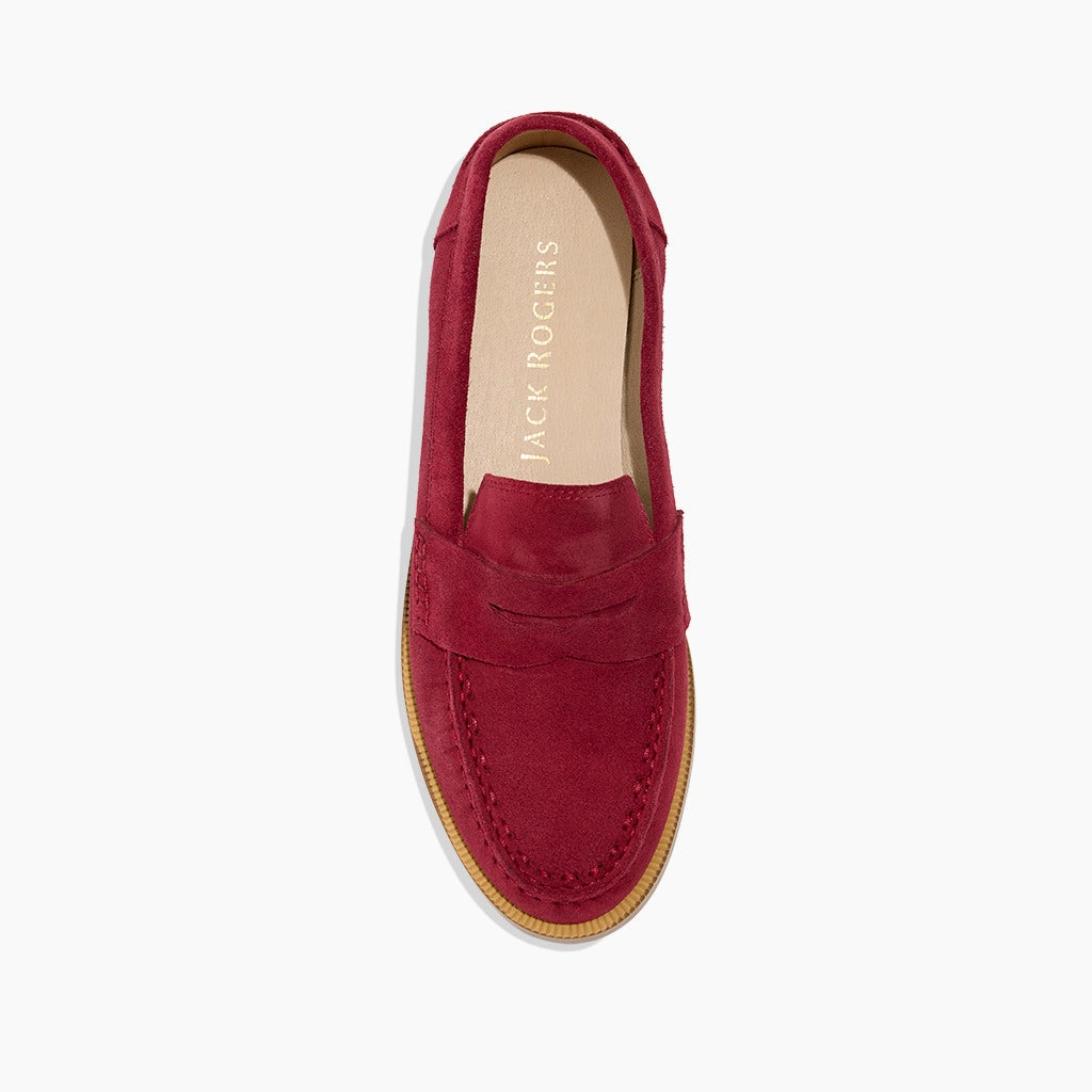 Scent Glow Bridge View Tipson Suede Penny Loafer