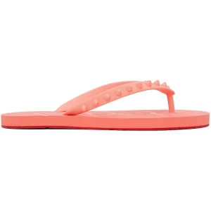 Christian Louboutin Pink Loubi Flip Thong Sandals