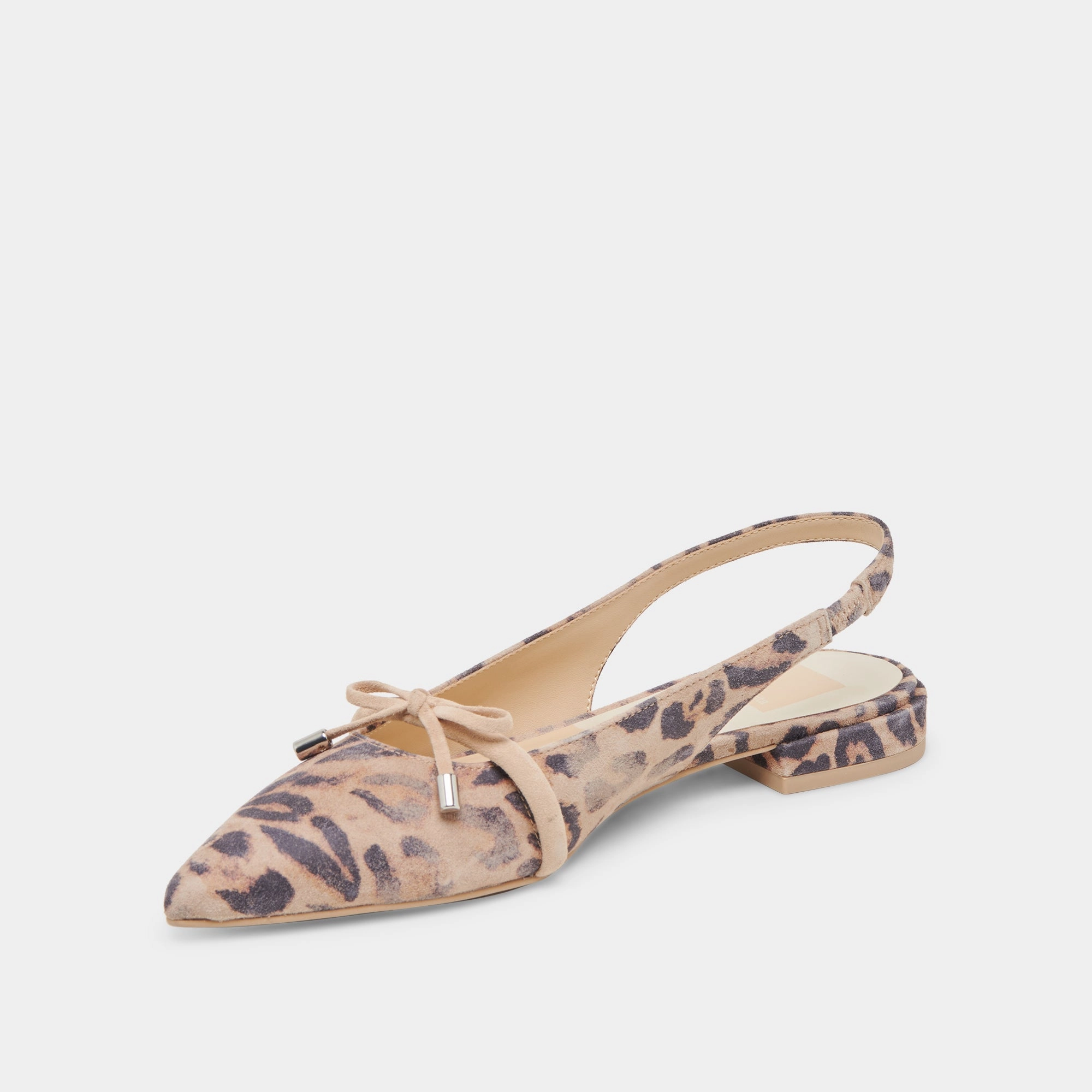 PAYGE FLATS LT LEOPARD SUEDE Adjust Buckle Harbor Pier