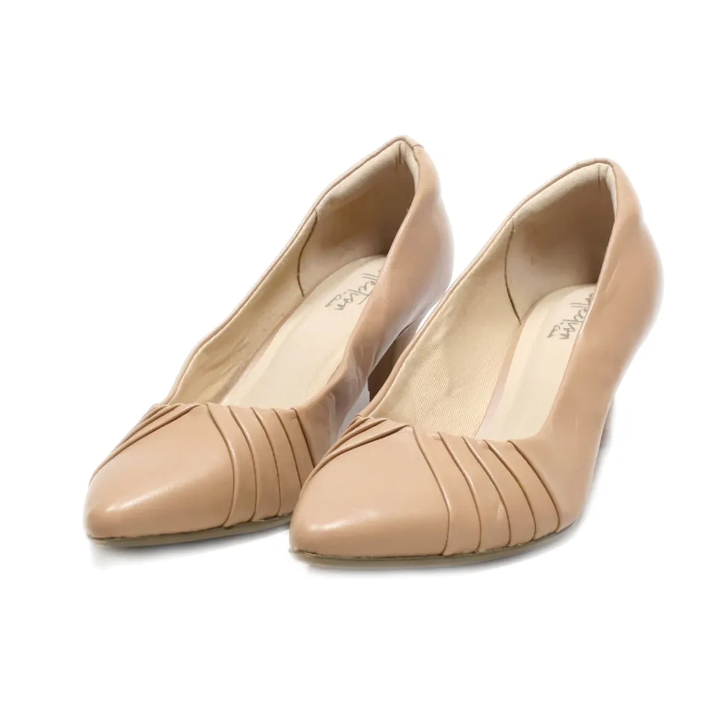 Clarks Kitten Heels Leather Pink Colour For Women