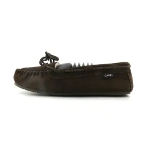CLARKS SUEDE MOCCASIN HOUSE