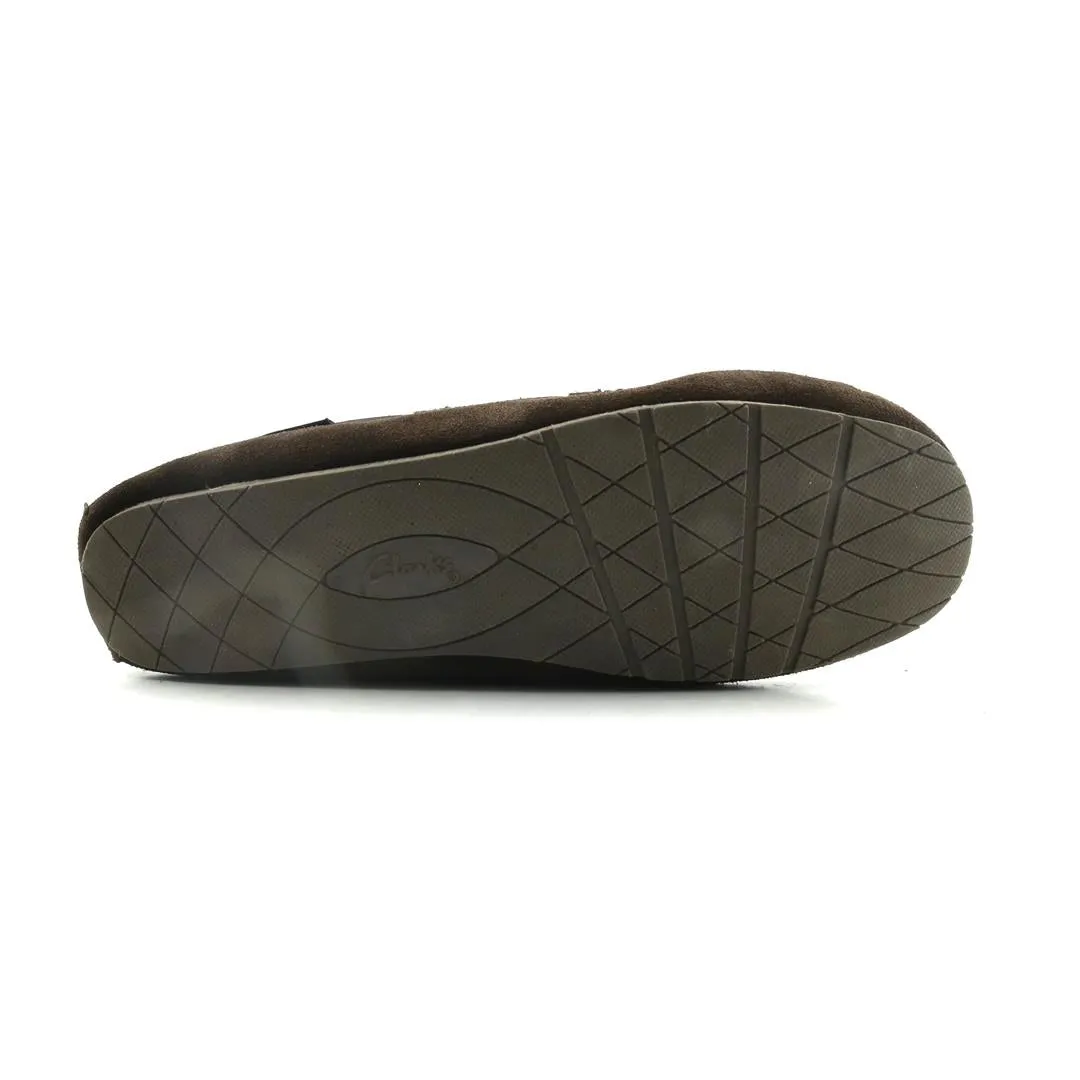 CLARKS SUEDE MOCCASIN HOUSE