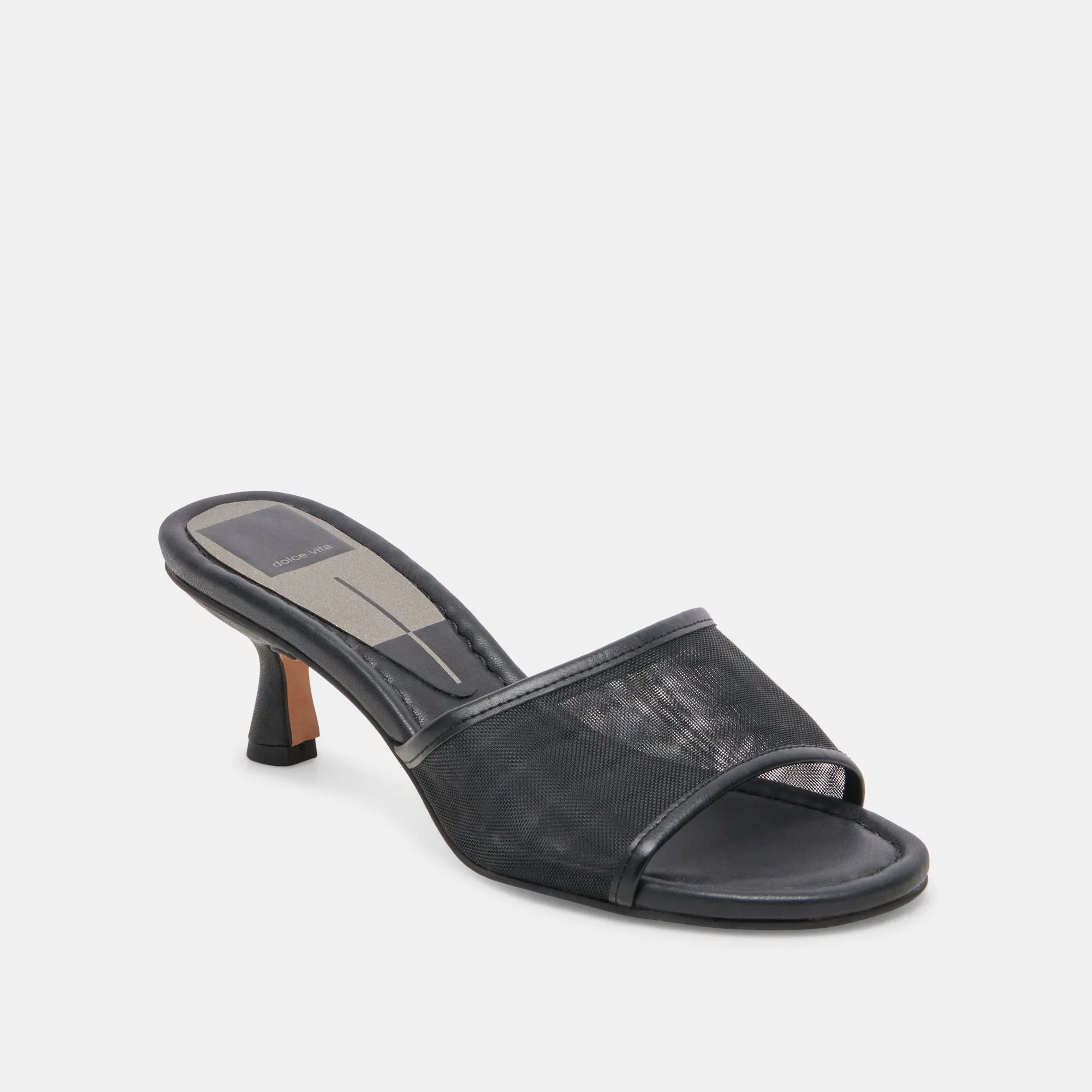 MEEZA HEELS ONYX MESH Standout Design Instant Glam