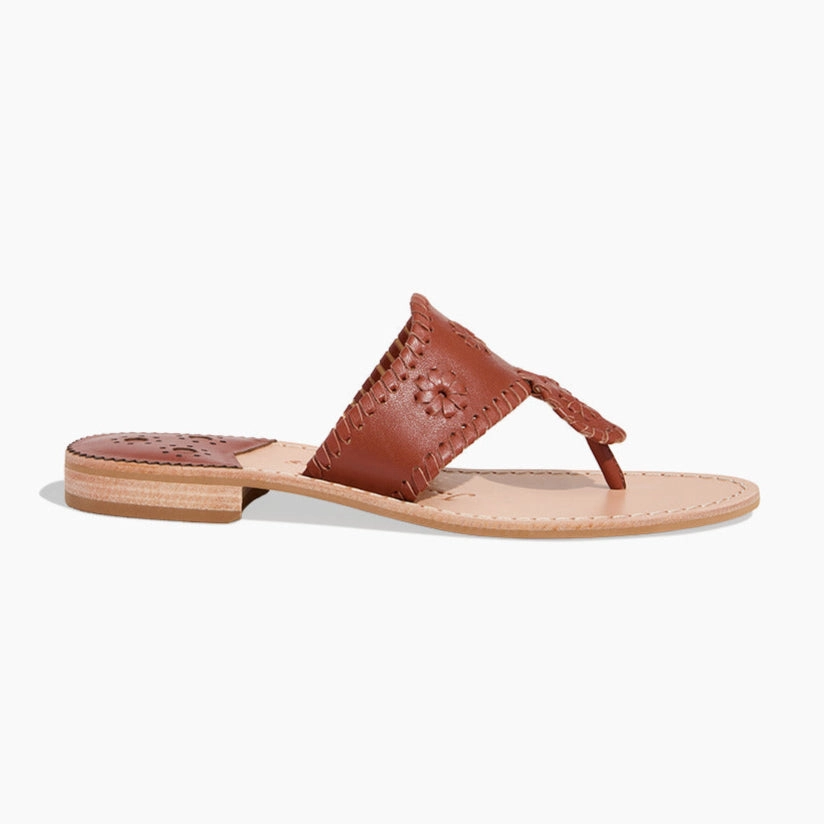 Handmade Jacks Leather Flat Sandal