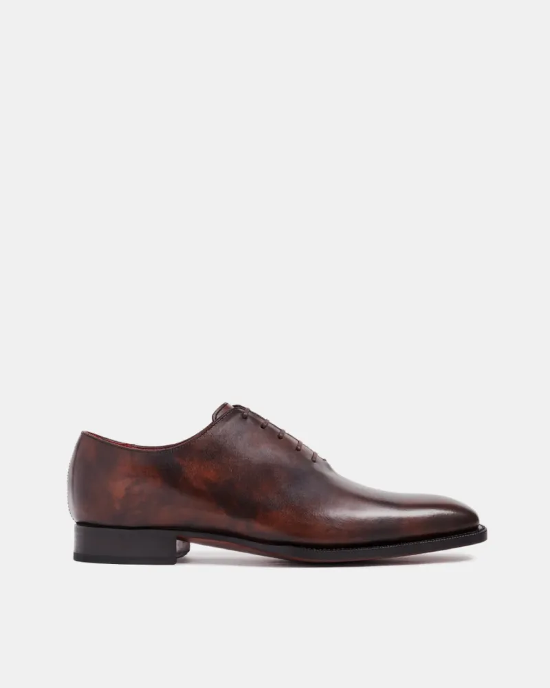Back To Work Museum Brown Wholecut Oxford Dress Shoe