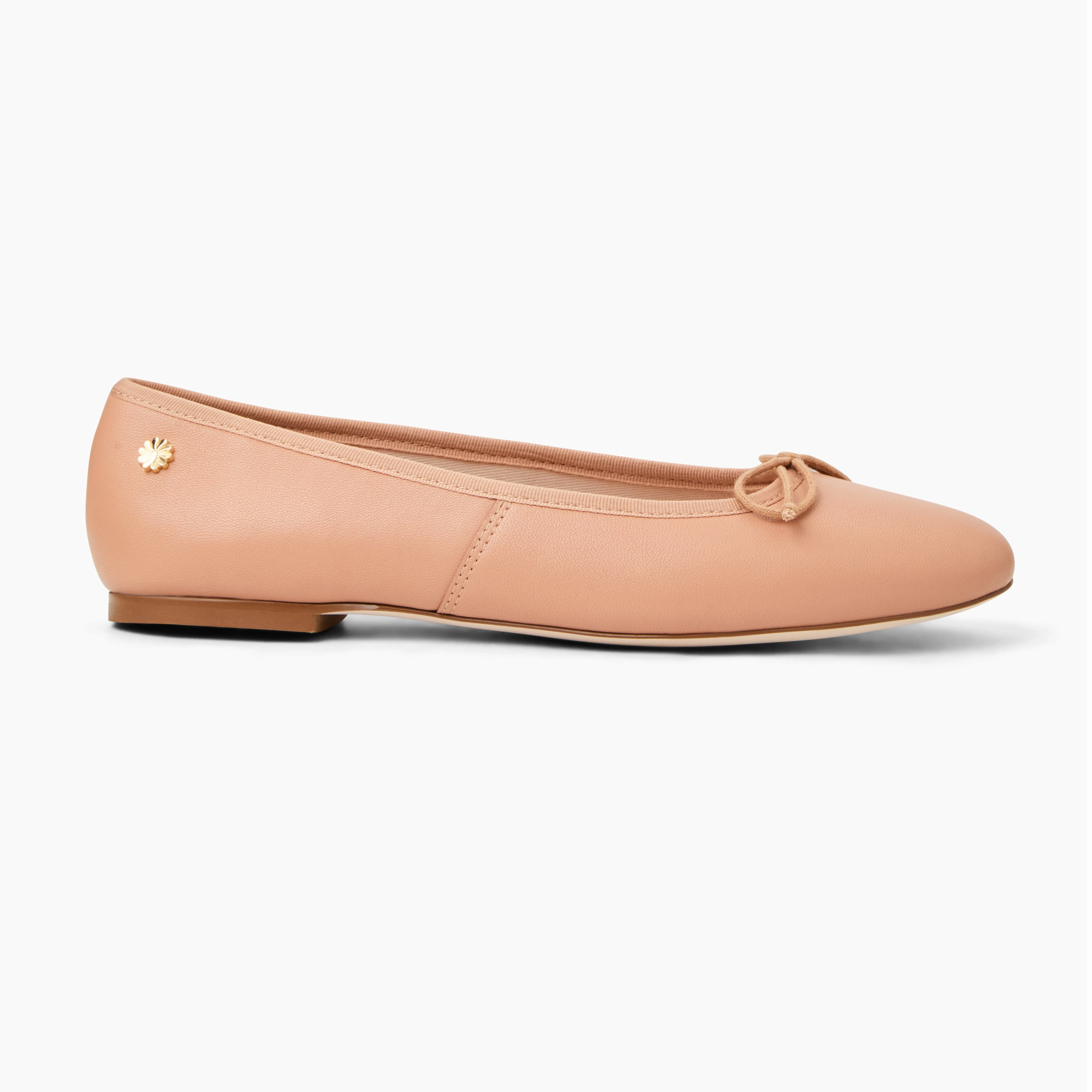 Bettie Leather Ballet Flat Team Game Fashion Lane