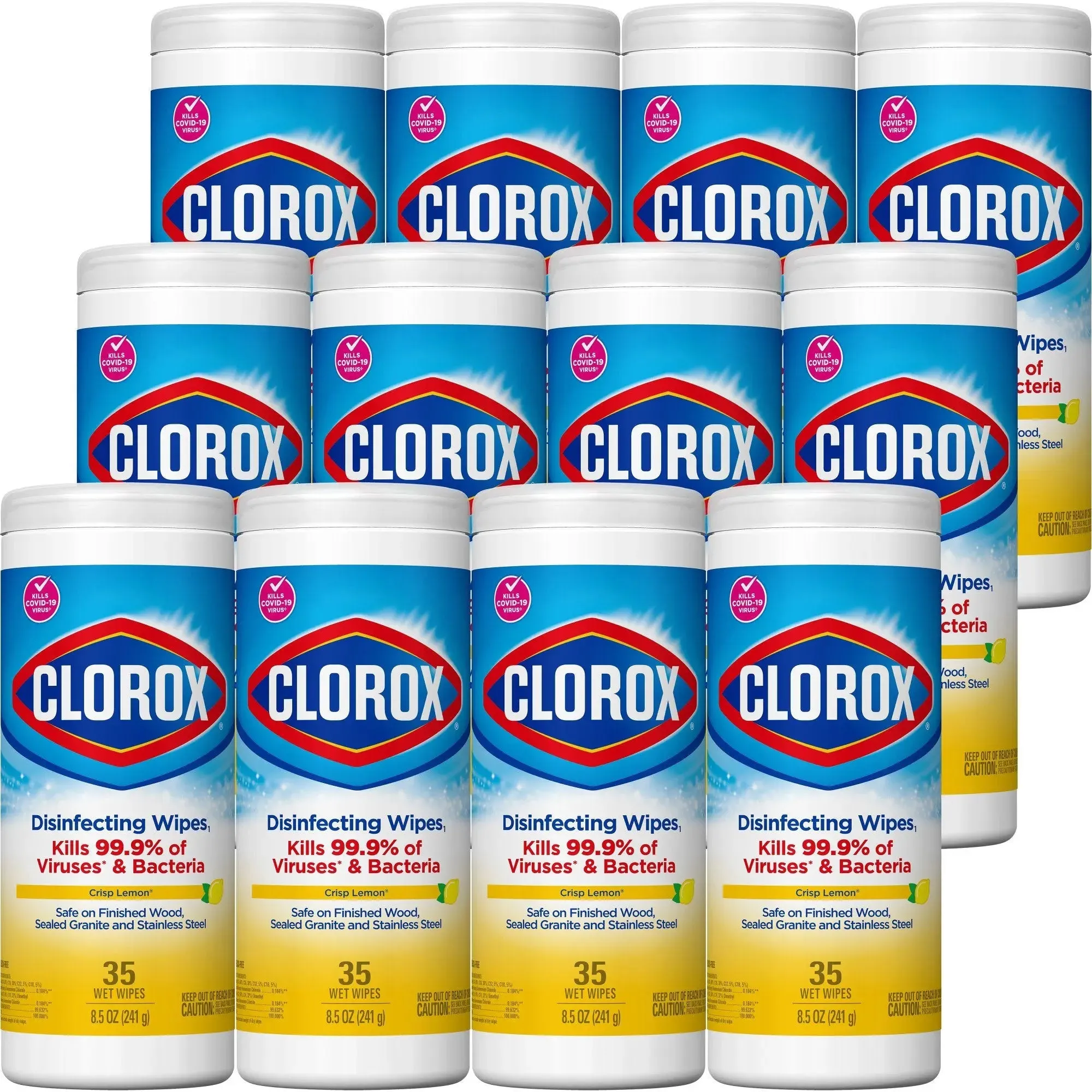 Clorox® Surface Disinfectant Wipes, Small Canister