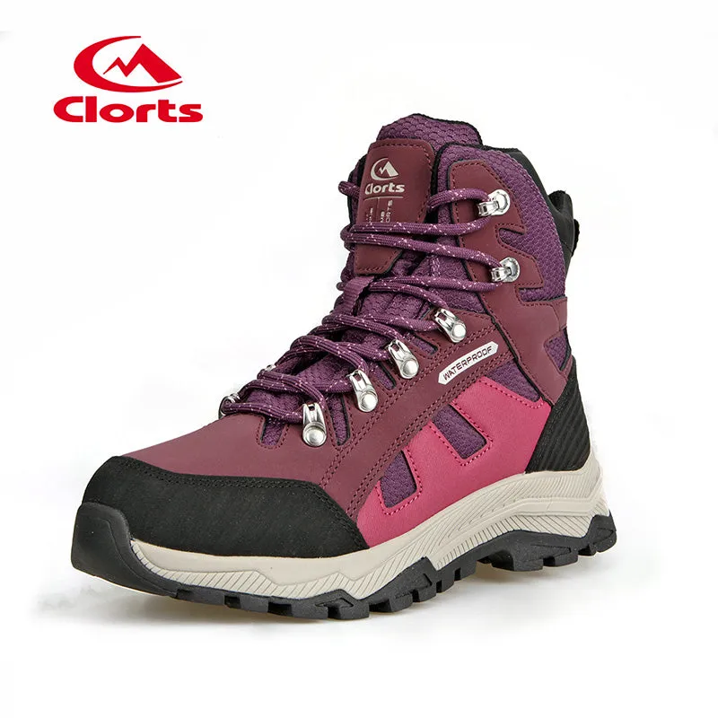clorts Leather Waterproof Hiking Shoes - Stay comfortable and dry on your outdoor excursions with these slip-resistant and durable hiking shoes.AP-003