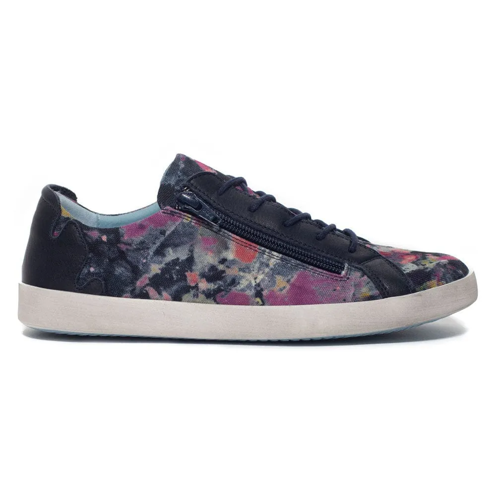 Cloud Footwear Women's Vanessa Sneakers- Navy Painter