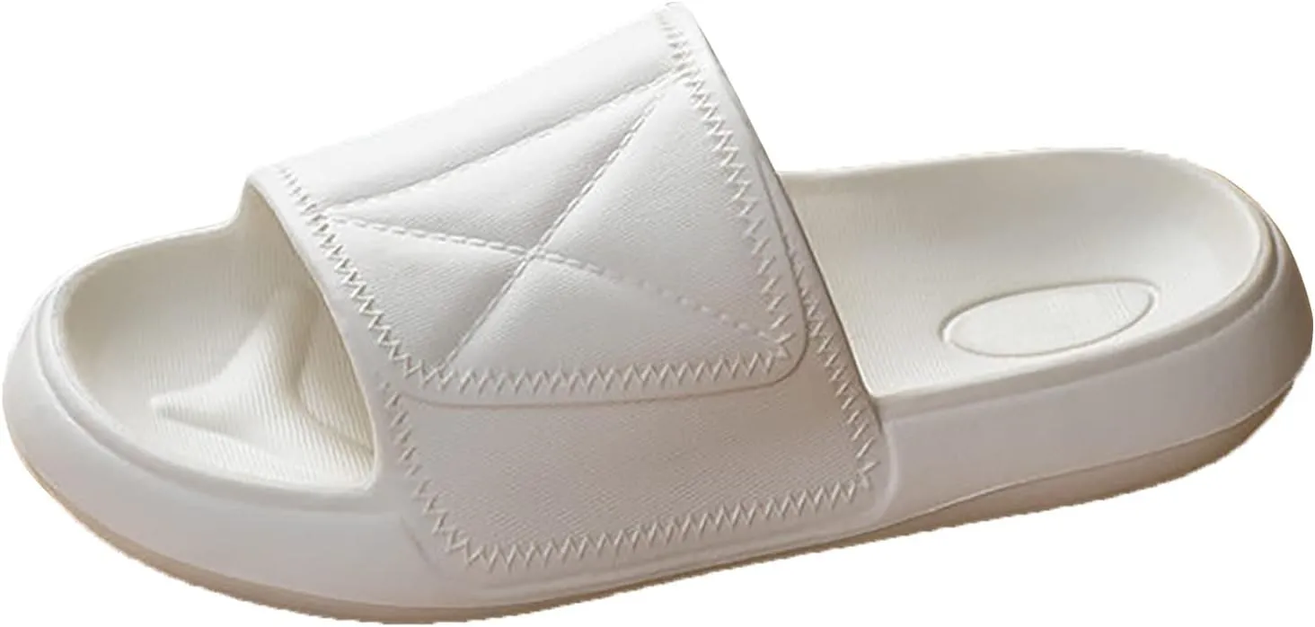Cloud Slides Men's Athletic Outdoor Sandals Slides Shower Shoes for Living Room Pool Beach Spa Public Showers