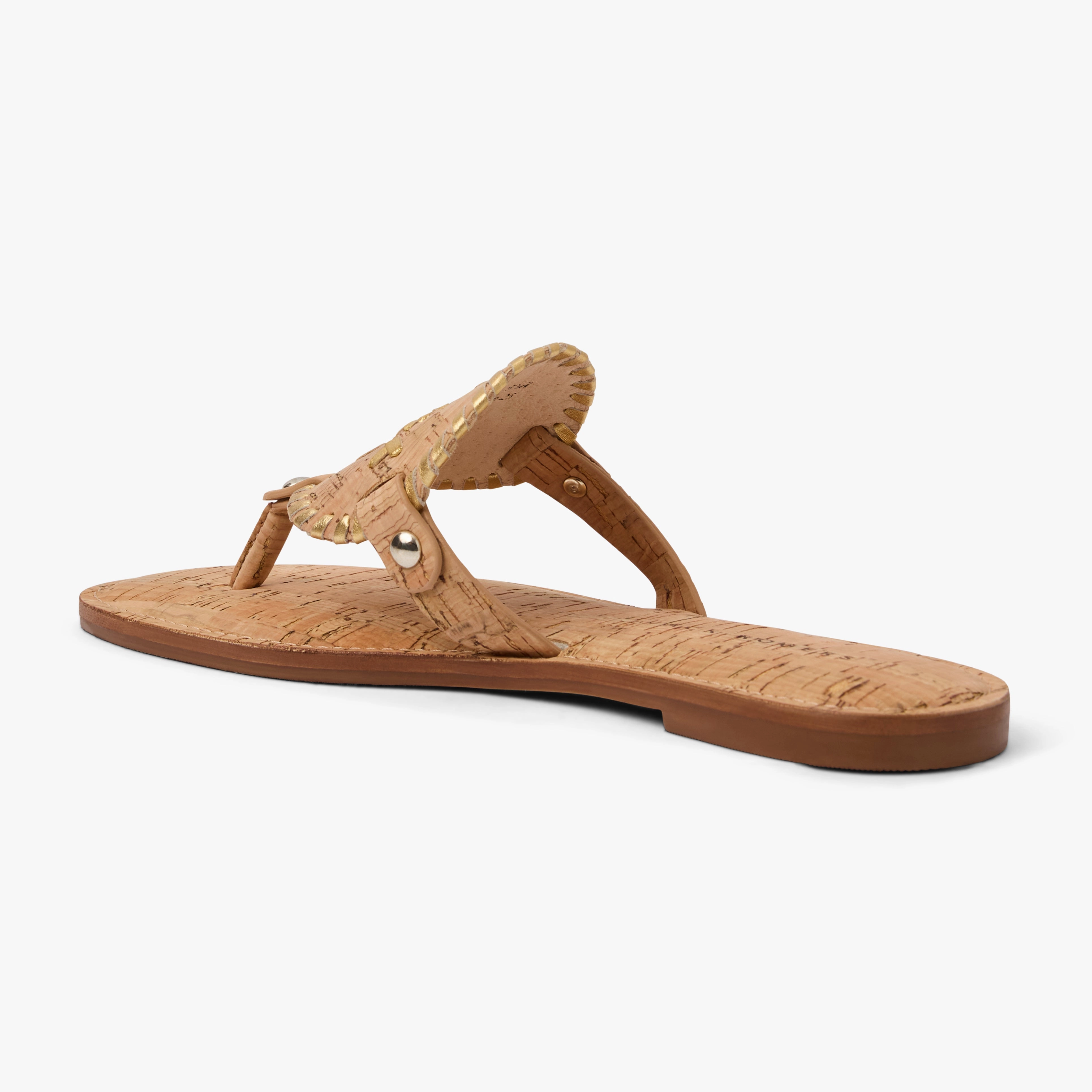 Collins Cork & Metallic Leather Flat Sandal Travel Ready Versatile Outdoor Style
