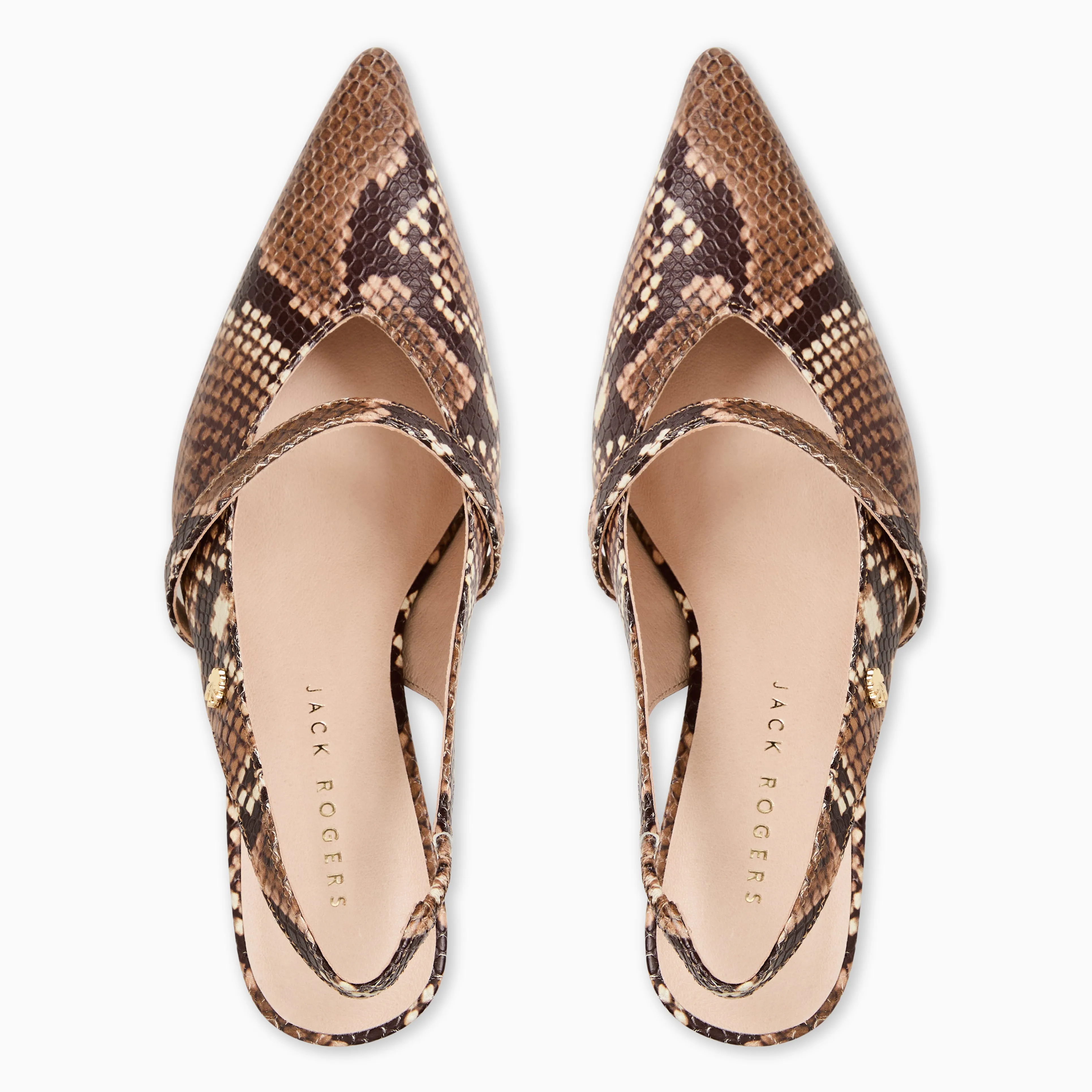 Blythe Leather Slingback Heel Elegant Shape Stunning Style