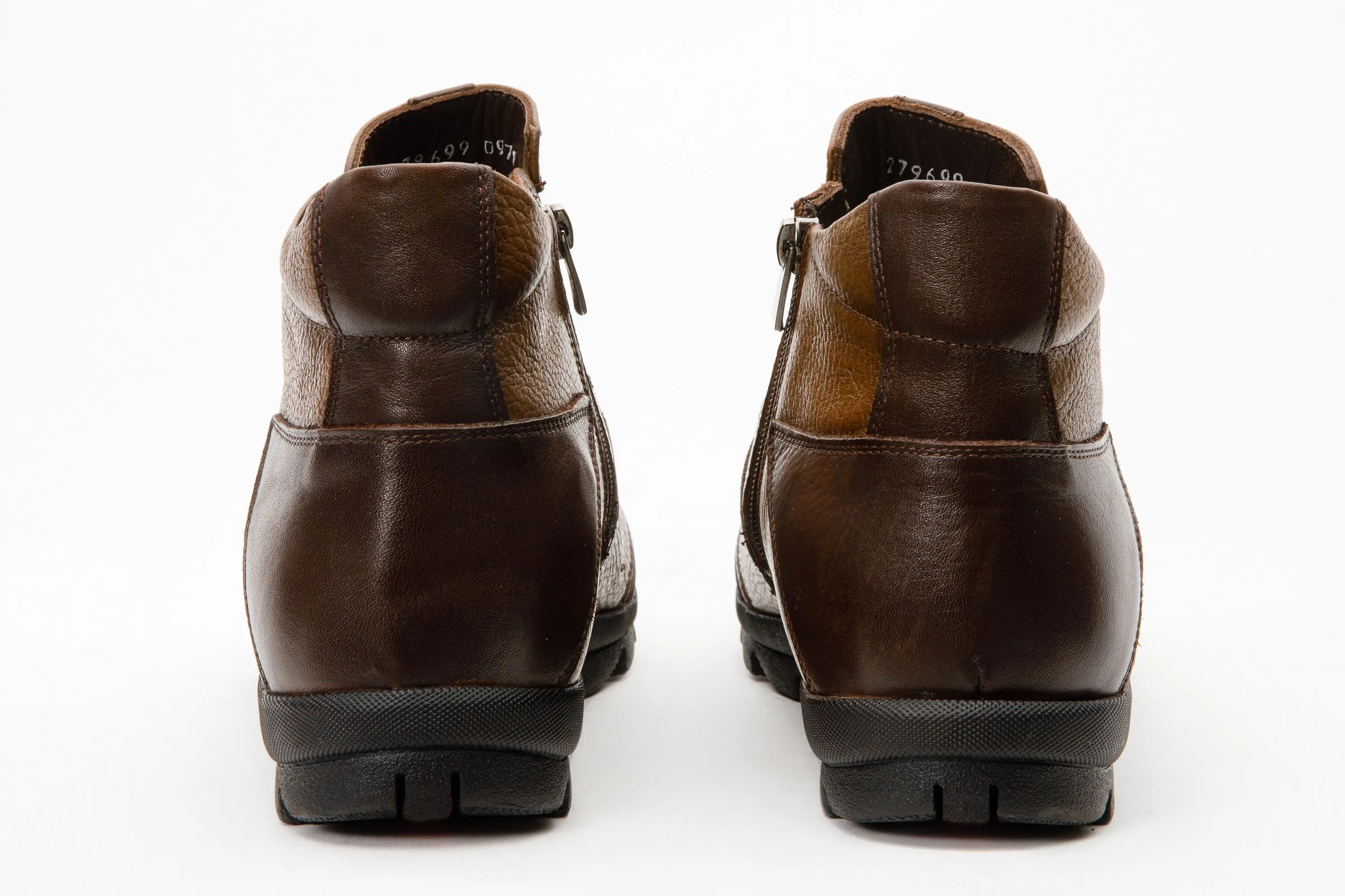 The Montreal Brown Leather Casual Zip-Up Ankle Men Boot Stylish Protection Modern Utility