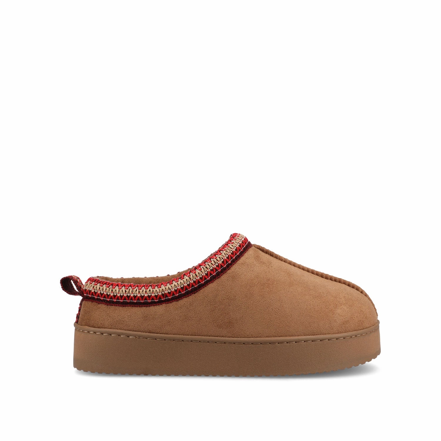 CONNWAY SLIPPERS IN FAUX SUEDE Soft Sandal Fit