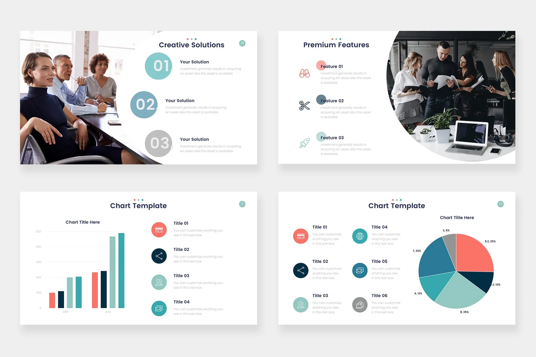 Coral Google Slides Template