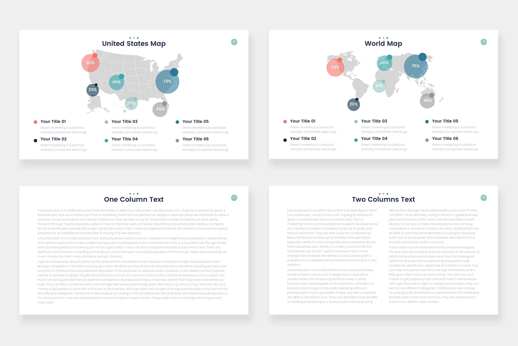 Coral Google Slides Template