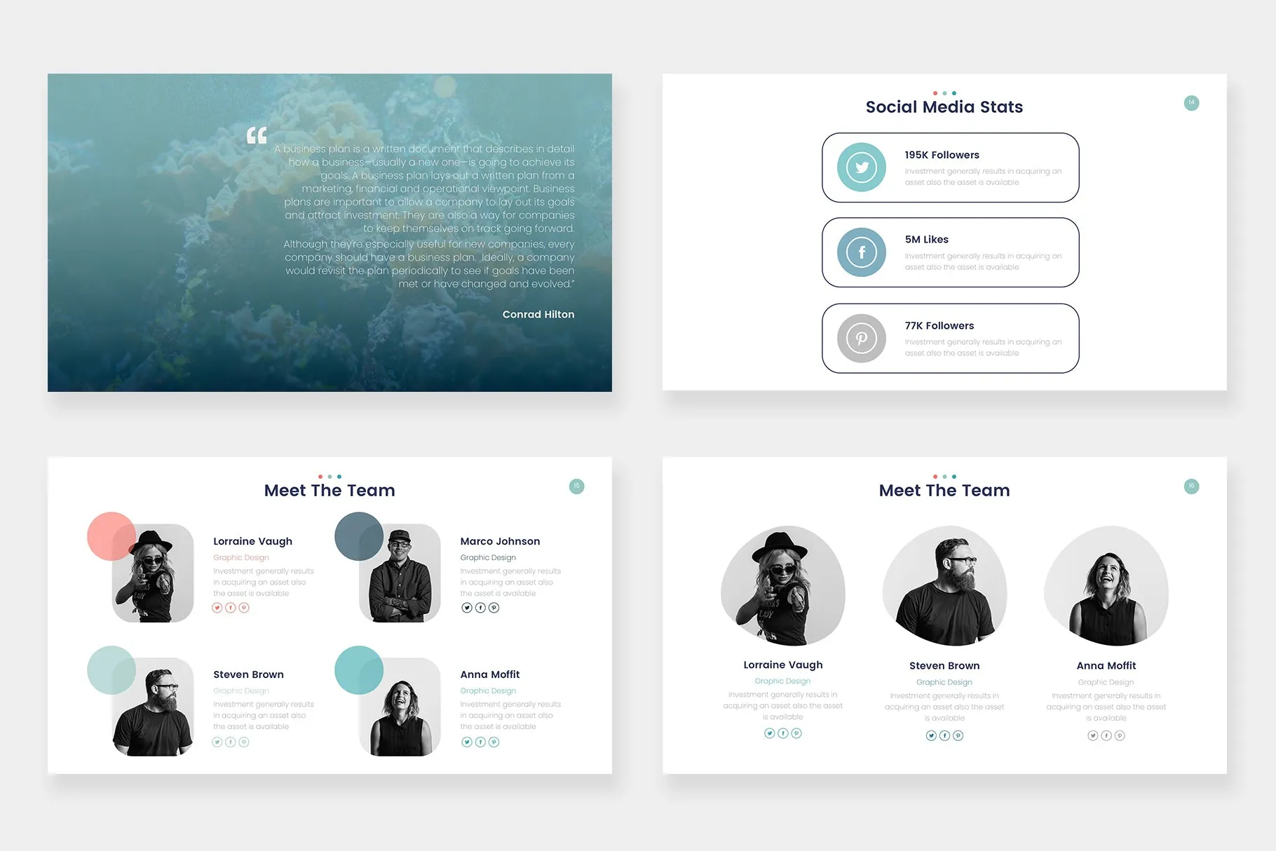 Coral Google Slides Template