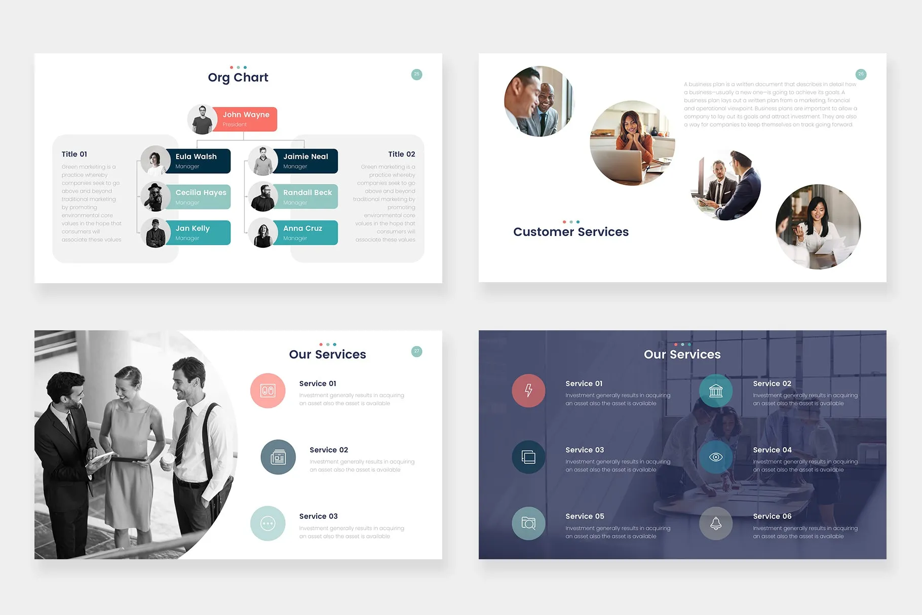 Coral Google Slides Template