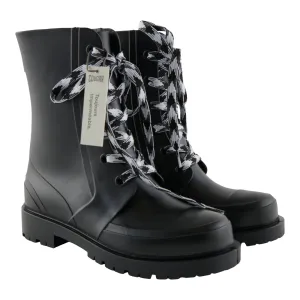 Cougar Women's Laced Rain Boots, Black